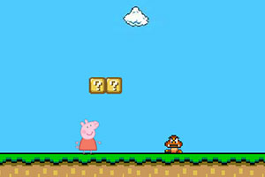 粉红猪乱入马里奥世界