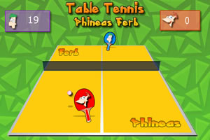 飞哥和小佛打乒乓