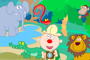 为丛林动物拍照