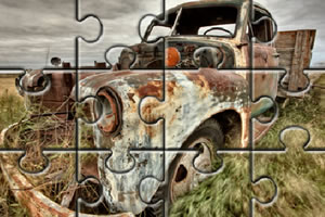 老式卡车拼图