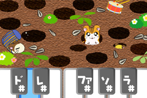 哈姆太郎弹钢琴