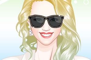 给麦莉赛勒斯化妆