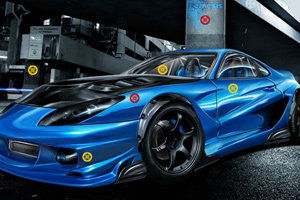 酷炫汽车找轮胎