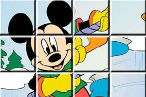 米老鼠曲棍球拼图