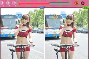 女孩找不同
