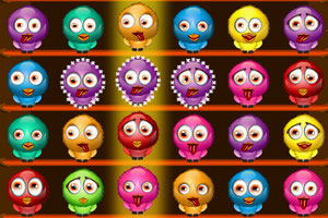 绒毛小鸟对对碰