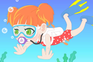 潜水女孩