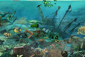 海底沉船找东西