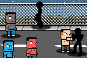 四人暴打火柴人