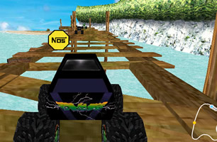 3D大脚车竞速赛