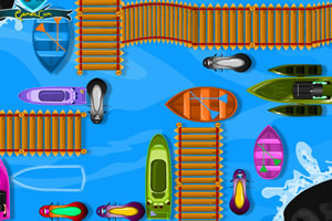 威尼斯小船停靠