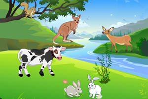 丛林里的小动物