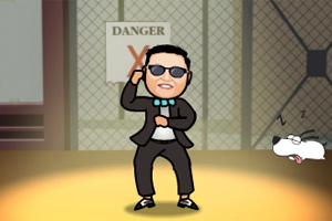 江南style骑马舞