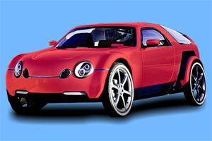 超可爱汽车上色