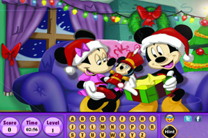 可爱米老鼠找字母