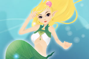 鱼缸里的美人鱼