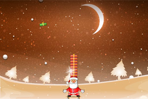 圣诞老人接礼盒