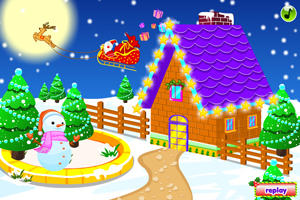 圣诞节房屋装饰