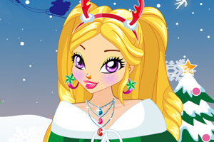圣诞节精灵女孩