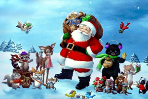 圣诞老人易趣拼图