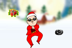 江南style搞笑接宝圣诞版