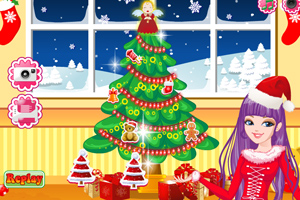 美丽圣诞树装扮