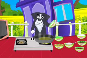 小狗狗制作巧克力