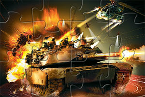 军事坦克拼图