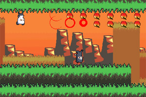 黑白小忍者跑酷