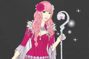 漂亮游戏女主角