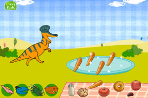 小宝为恐龙找食物