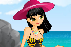 沙滩比基尼女孩