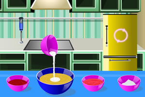 制作可口草莓蛋糕