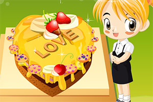 情人节的甜蜜蛋糕