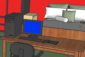 红色贵宾卧室逃脱