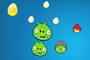 愤怒小鸟躲避猪