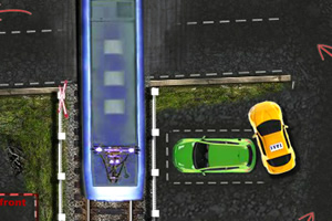 停靠黄色出租车