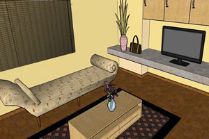 逃离舒适的卧室