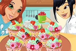 精美的纸杯蛋糕