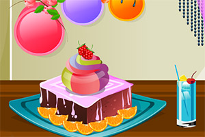 缤纷巧克力蛋糕