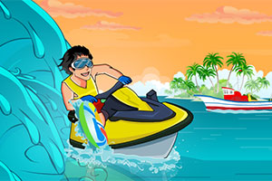 疯狂水上摩托无敌版