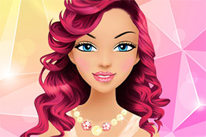 闪闪发亮的粉红妆