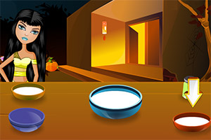 怪物女生做早餐