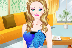 梳着辫子的女孩