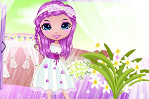 美丽的婚礼花童