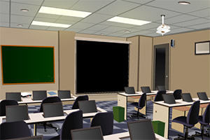 逃离高级电脑室