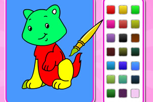 为各种动物上色