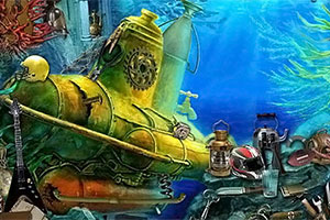 蓝色深渊找东西