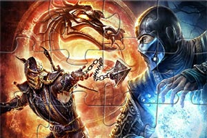 帅气战士大拼图