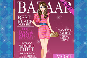 优雅的封面女孩